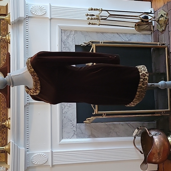 Vintage Xanadu Velvet Dress - Picture 4 of 8